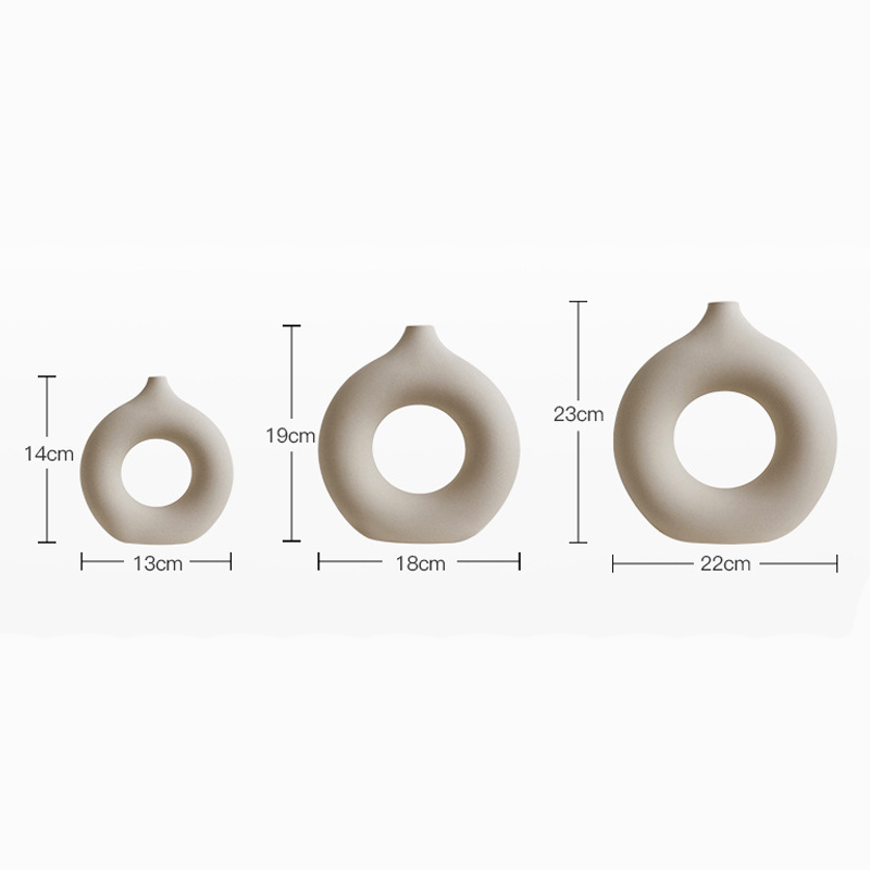 CAPIRON Nordic Ceramic Vase - Lucent Lifestyle