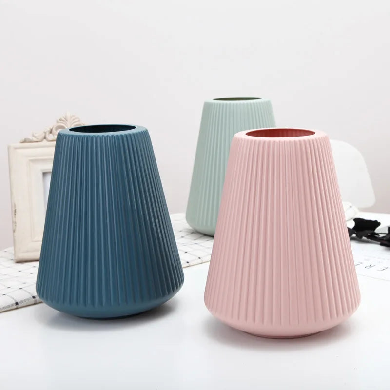 Nordic Ceramic Plastic Creative Vase - Lucent Lifestyle