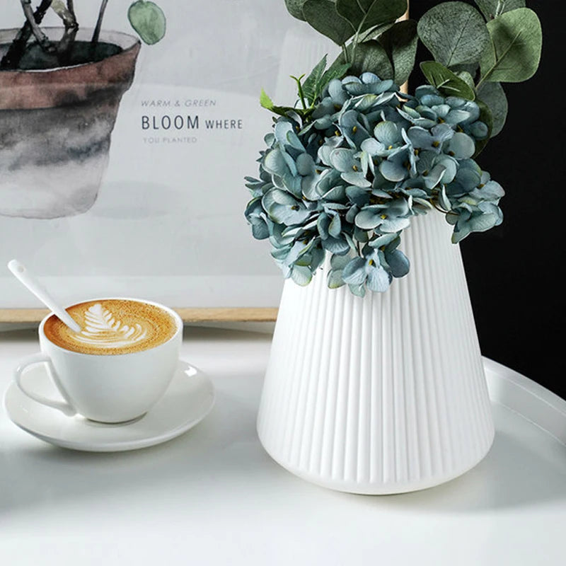 Nordic Ceramic Plastic Creative Vase - Lucent Lifestyle