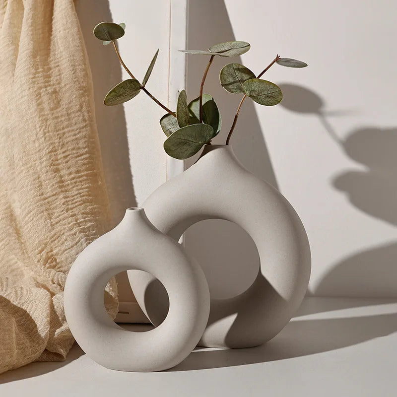 CAPIRON Nordic Ceramic Vase - Lucent Lifestyle