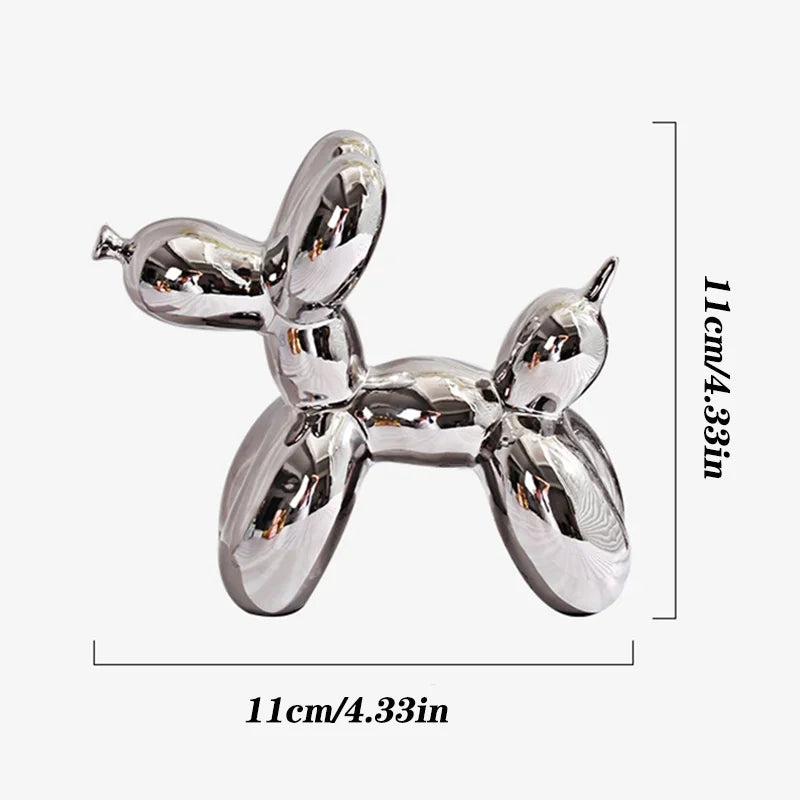 Mini Ceramic Balloon Dog Abstract Ornament - Lucent Lifestyle