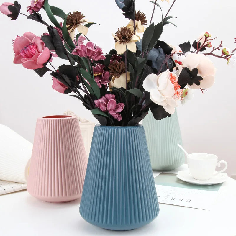 Nordic Ceramic Plastic Creative Vase - Lucent Lifestyle