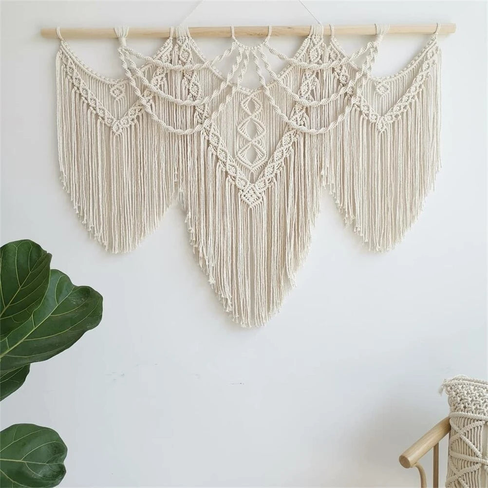 Hand Woven Lace Wall Hanging Tapestry - Lucent Lifestyle