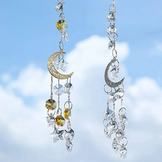 Crystal Glass Lamp Wind Chime Pendant - Lucent Lifestyle