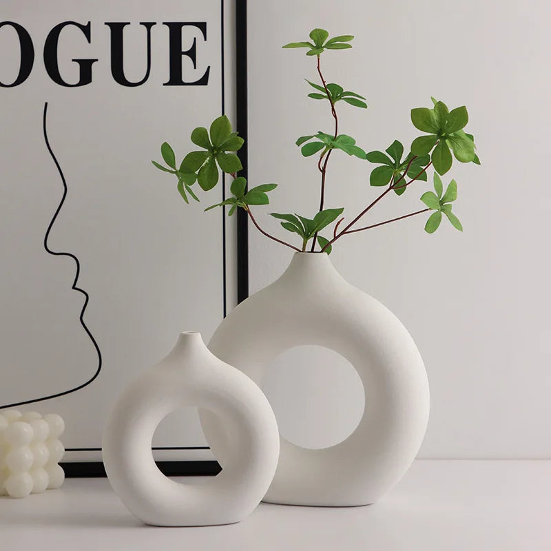 CAPIRON Nordic Ceramic Vase - Lucent Lifestyle