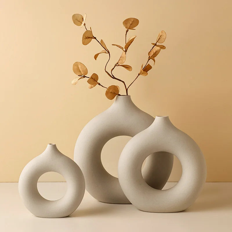 CAPIRON Nordic Ceramic Vase - Lucent Lifestyle