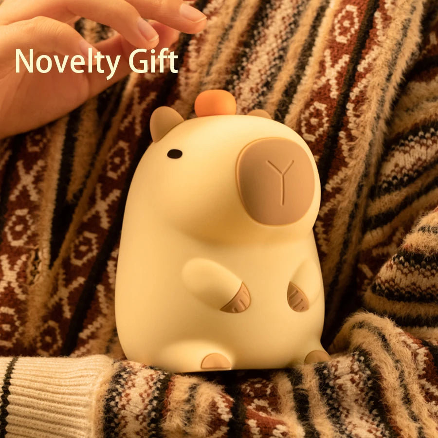 Cute Silicone Capybara Night Light - Lucent Lifestyle