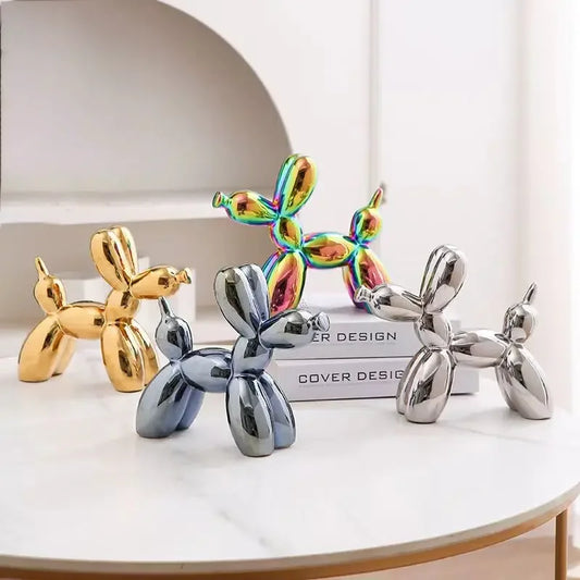 Mini Ceramic Balloon Dog Abstract Ornament - Lucent Lifestyle